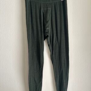 Meriwool Layers Wool Base Layer Mens Bottom Pants SZTL 100% Merino Wool Green
